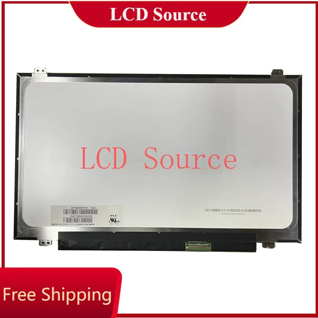NT140WHM-T01 V8.0 14 eDP 40  Ʈ ǻ LCD ȭ TN LCM 1366  768 220nits WLED